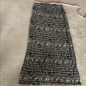 Aztec maxi dress